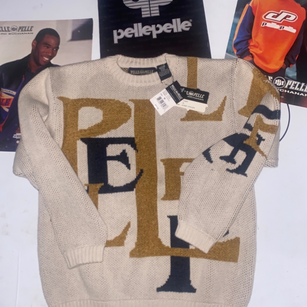 Pelle Pelle Premium Vintage Juniors Fashion Sweater Top Sz 12-14(M) - Picture 3 of 6